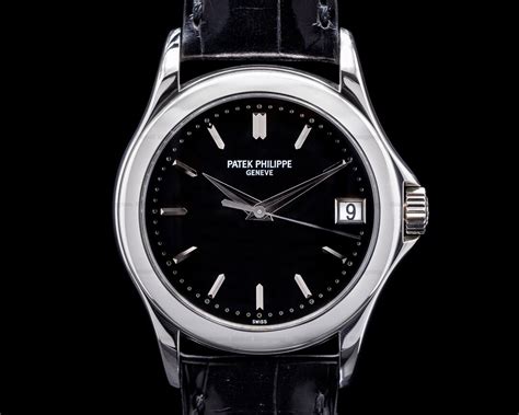 patek philippe calatrava black dial.